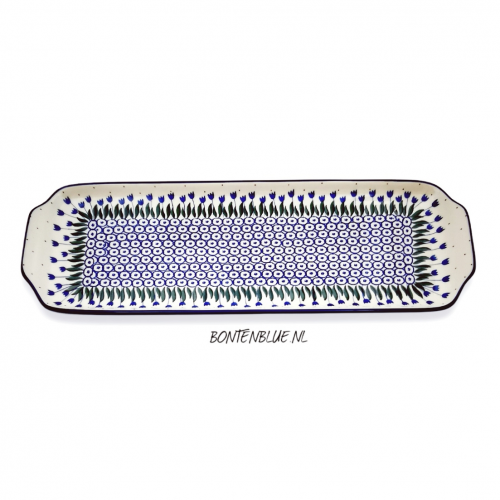 416 Bunzlau Cakeschaal XL 41,5 cm decor 490AX