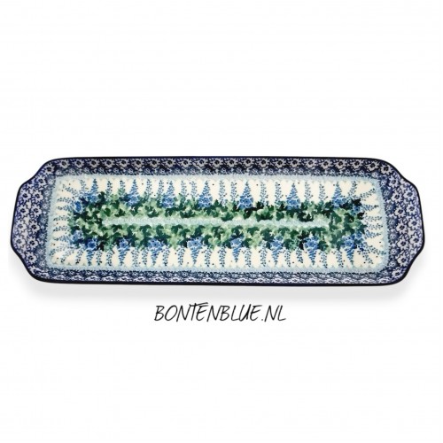 416 Bunzlau Cakeschaal XL 41,5 cm decor 