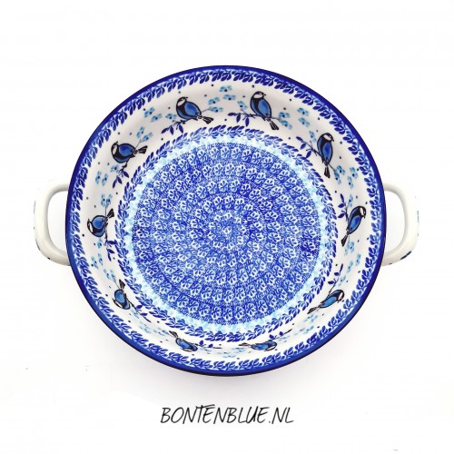 419 Bunzlau Ronde schaal met open hv S Ø 21 cm decor 2679X 419 Bunzlau Ronde schaal met open hv S Ø 21 cm decor 2679X