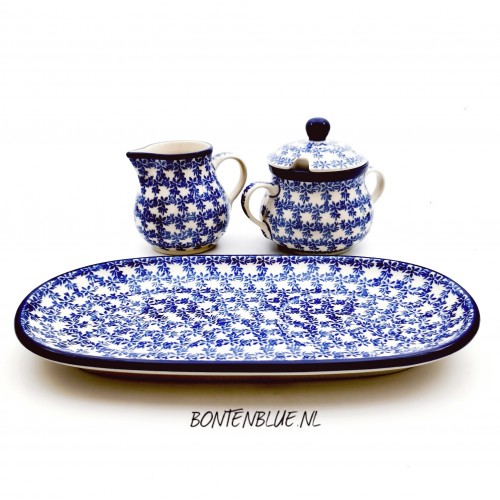 422 Bunzlau Melk en suiker op schaal decor 2790X