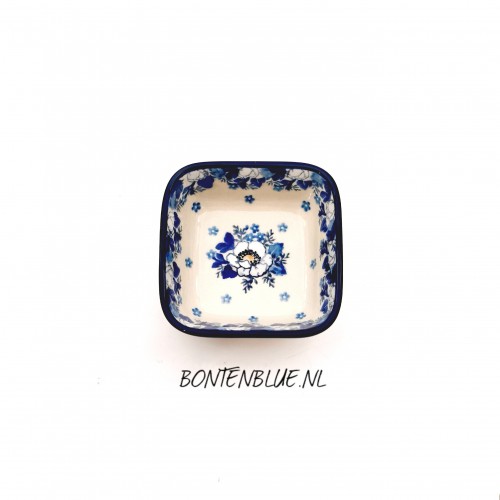 428 Bunzlau Vierkante schaal S 150 ml decor 2222X Lady