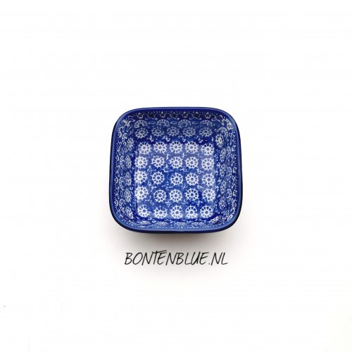 428 Bunzlau Vierkante schaal S 150 ml decor 884X Lace