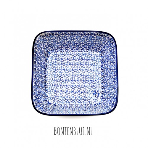 430 Bunzlau Vierkante schaal L 1,5 Liter decor 2176X Buttercup