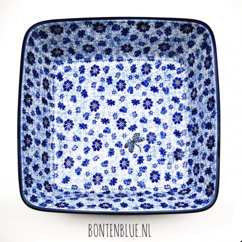 431 Bunzlau Oven dish XL 2,8 Liter decor 1443X Dragonfly