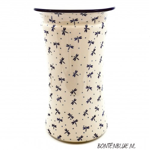 457 Bunzlau Vase XL H 30,5 cm decor 2332X Damselfly