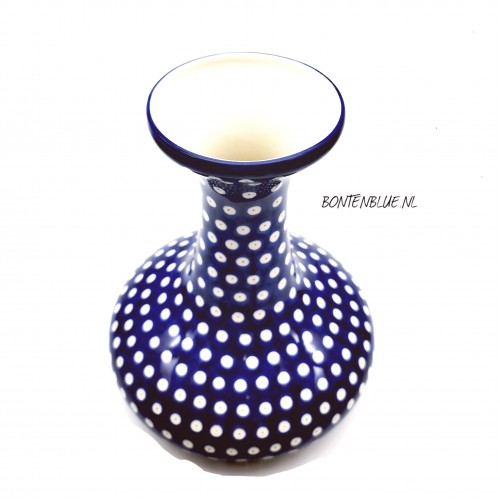 462 Bunzlau Vase L H 24,5 cm decor 70AX Blue Eyes