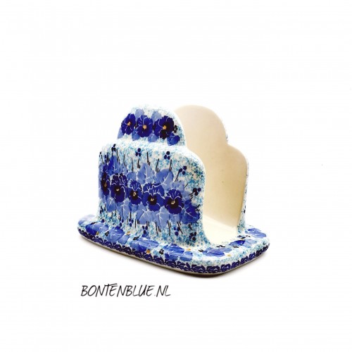487 Bunzlau Napkin holder L decor Unikat 3639