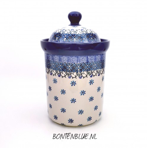 493 Bunzlau Storage Jar XL 1,5 Liter decor 1836X