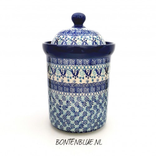 493 Bunzlau Storage Jar XL 1,5 Liter decor 2185X Nautique
