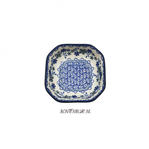 516 Bunzlau 8 Hoekig schaaltje S 150 ml decor 2333X Harmony