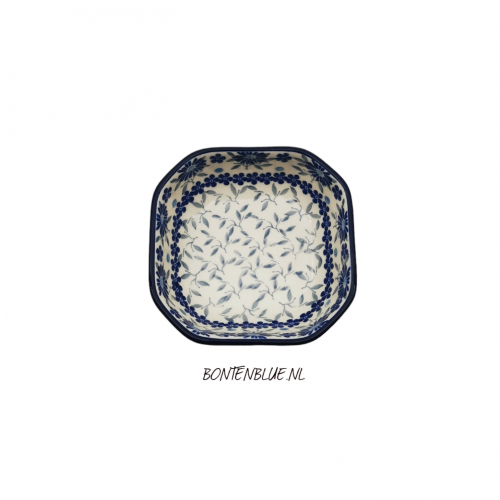 516 Bunzlau 8 Hoekig schaaltje S 150 ml decor 2613X