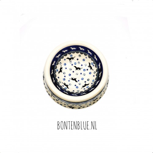 524 Bunzlau Dog bowl S ø 18 cm decor 2151 Teckel