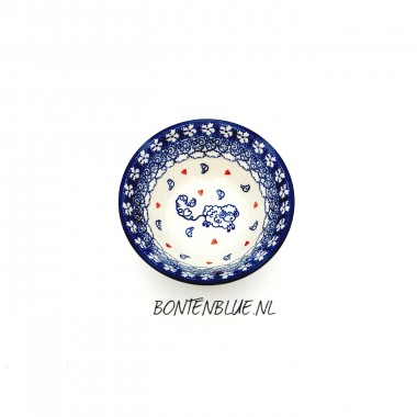 556 Bunzlau Nest schaal XS Ø 12,5 cm decor schaap 556 Bunzlau Nest schaal XS Ø 12,5 cm decor schaap