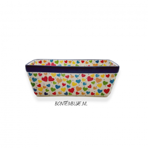603 Bunzlau Ovenschaal S 1 Liter decor Unikat 4833X