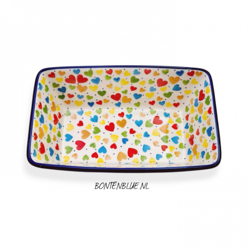 603 Bunzlau Ovenschaal S 1 Liter decor Unikat 4833X