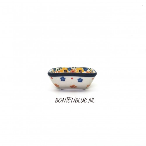 604 Bunzlau Square bowl XS 70 ml decor 2225X