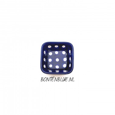 604 Bunzlau Vierkant schaaltje XS 70 ml decor 70AX Blue Eyes
