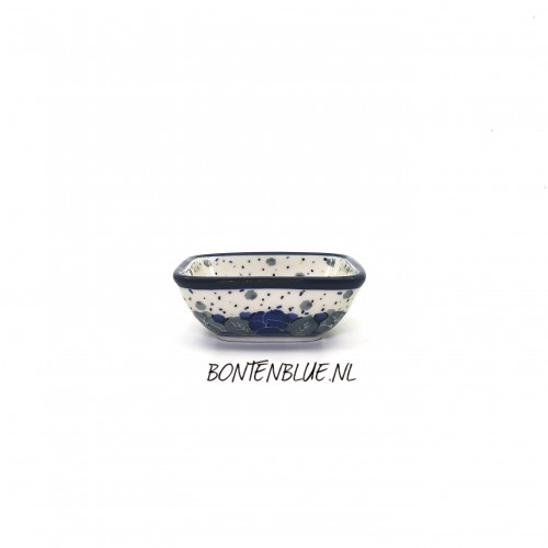 604 Bunzlau Square bowl XS 70 ml decor Unikat 4826X 604 Bunzlau Square bowl XS 70 ml decor Unikat 4826X