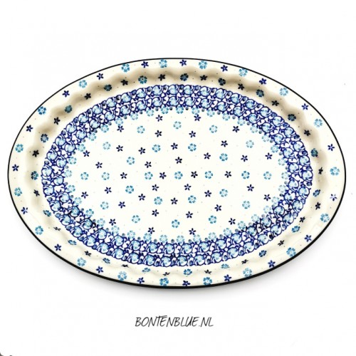 614 Bunzlau Tray 26,5/37,5 cm decor 2617X