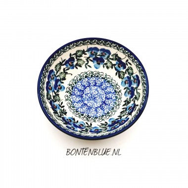626 Bunzlau Yoghurt schaaltje Ø 14,5 cm decor 2273X Blue Violin 626 Bunzlau Yoghurt schaaltje Ø 14,5 cm decor 2273X Blue Violin