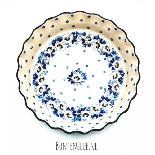 636 Bunzlau Pie dish L decor 2222X Lady