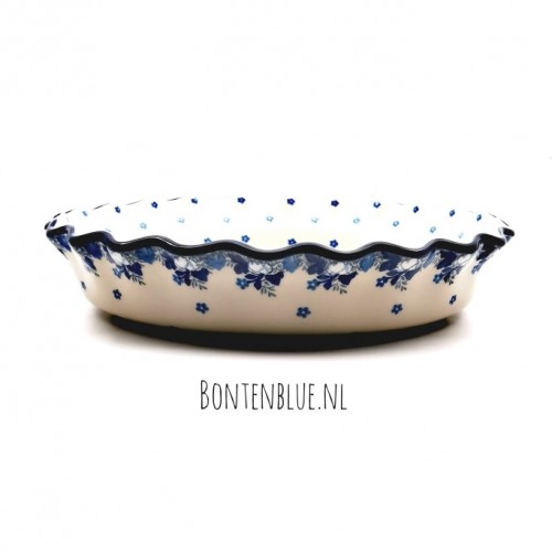 636 Bunzlau Pie dish L decor 2222X Lady