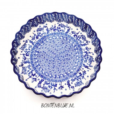 637 Bunzlau Quiche schaal L decor 2895X