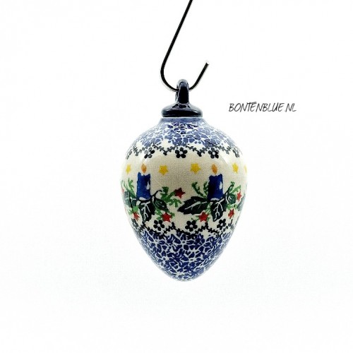 667 Bunzlau Christmas ornement decor Unikat 4273X