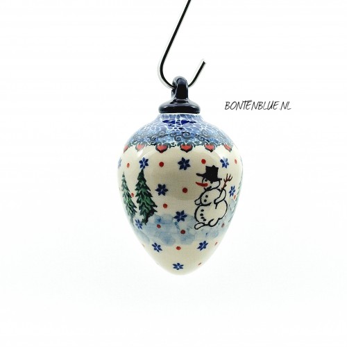 667 Bunzlau Christmas ornement decor Unikat 4661X