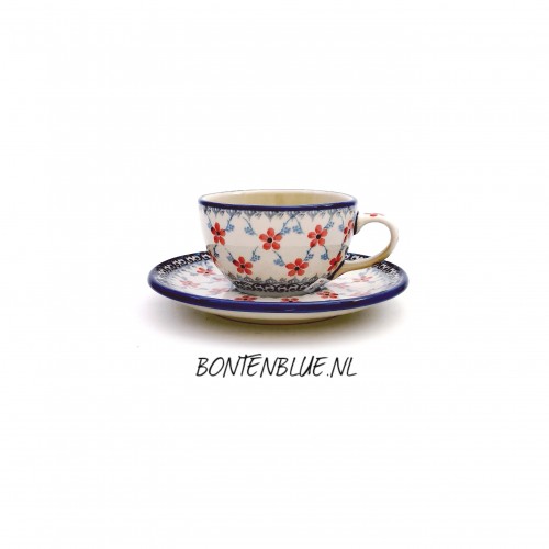 767 Kop en schotel 150 ml decor 2098X