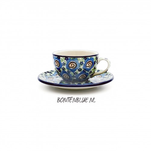 767 Cup and sauce 150 ml decor Unikat 3886X