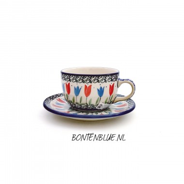 768 Kop en schotel 200 ml decor 2599X Tulip Royal 768 Kop en schotel 200 ml decor 2599X Tulip Royal