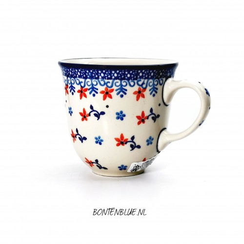 824 Bunzlau Tulip mug L 300 ml decor 2634X 824 Bunzlau Tulip mug L 300 ml decor 2634X