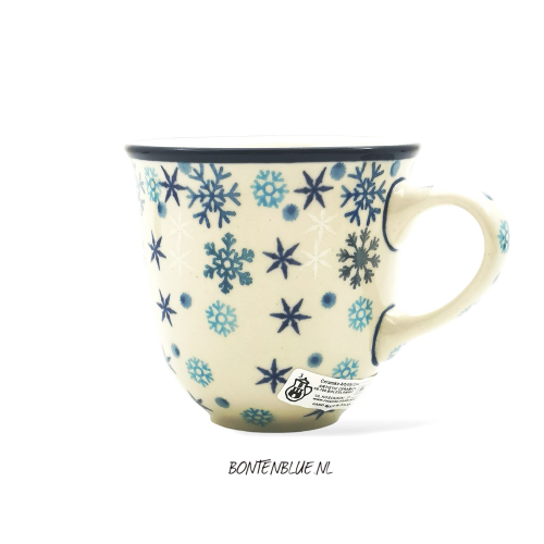 824 Bunzlau Tulipmug 300 ml decor 2782X Kerst 824 Bunzlau Tulipmug 300 ml decor 2782X Kerst