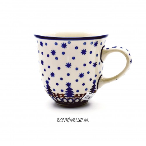 824 Bunzlau Tulipmug 300 ml decor 339X Kerst