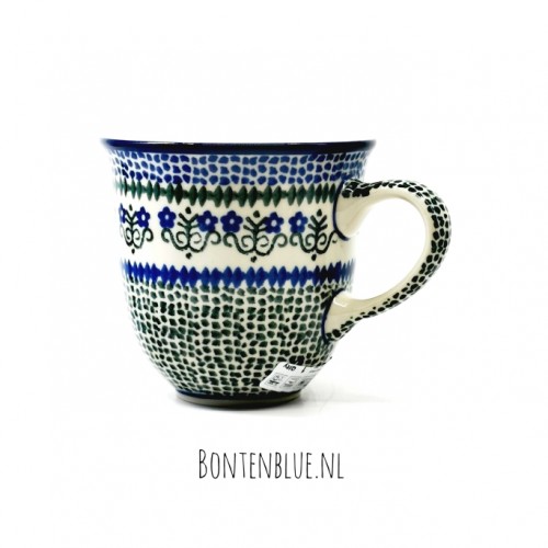 824 Bunzlau Tulip mug L 300 ml decor 436X 824 Bunzlau Tulip mug L 300 ml decor 436X