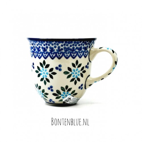 824 Bunzlau Tulip mug L 300 ml decor 801X 824 Bunzlau Tulip mug L 300 ml decor 801X