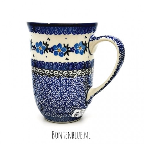 825 Bunzlau Tulip mug XL 500 ml decor 2091X