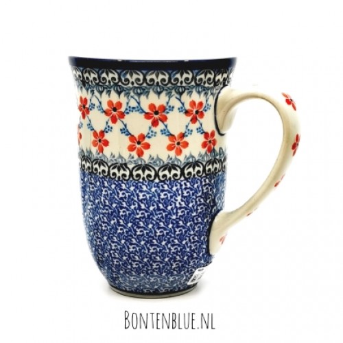 825 Bunzlau Tulip mug XL 500 ml decor 2098X