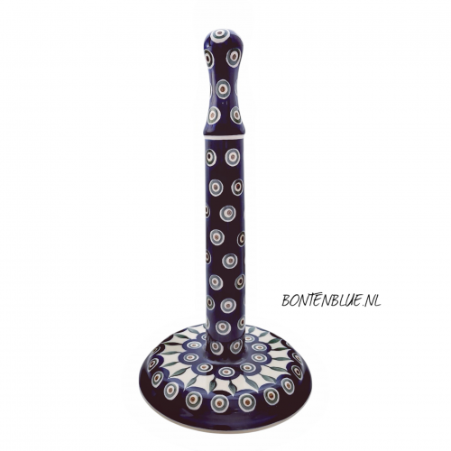 834 Bunzlau Paper roll holder decor 54 Green Stripes