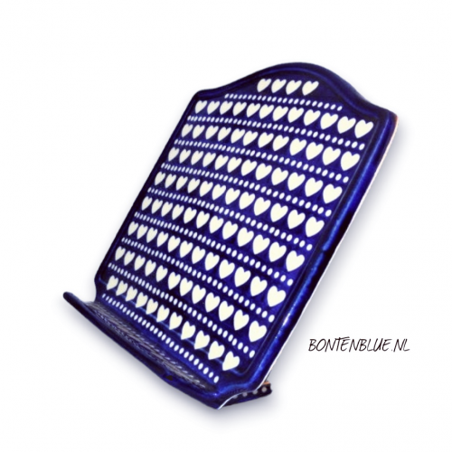 881 Bunzlau Kookboekstandaard decor 375EX Blue Valentine