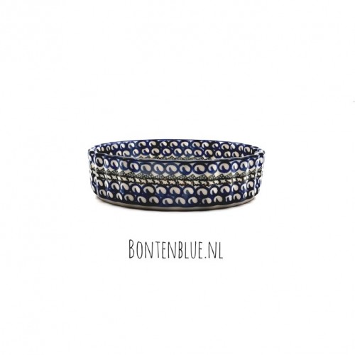 909 Bunzlau Quiche dish S decor 573X Apple Blossom