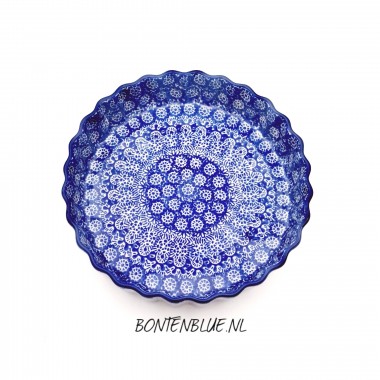 910 Bunzlau Quiche schaal M decor 884X Lace
