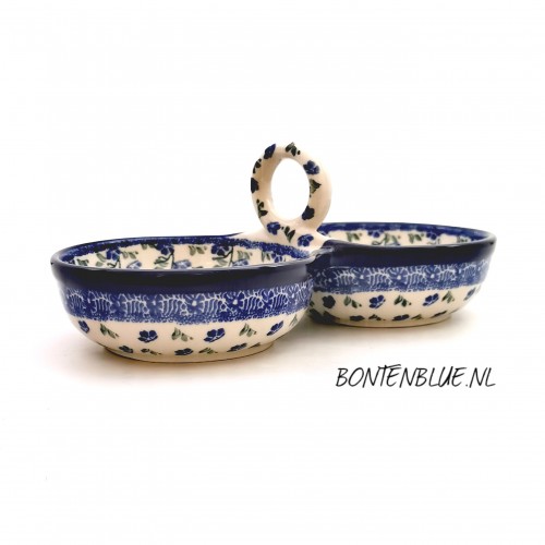 942 Bunzlau Dubbele schaal decor 1823X Ivy