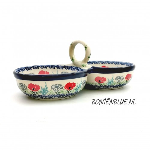 942 Bunzlau Dubbele schaal decor 2901X