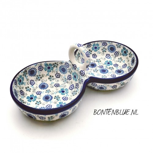 942 Bunzlau Dubbele schaal decor 3405X
