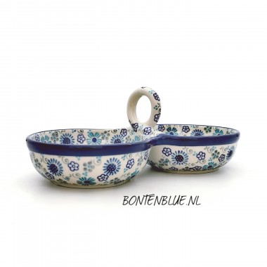 942 Bunzlau Dubbele schaal decor 3405X