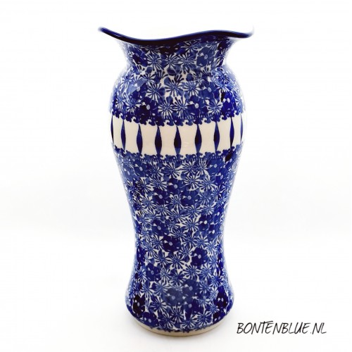 946 Bunzlau Vase L H 28 cm decor 