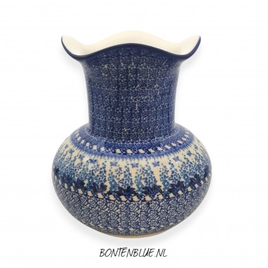 967 Bunzlau Vaas L H 21 cm decor 3277X 967 Bunzlau Vaas L H 21 cm decor 3277X