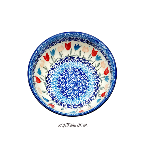 986 Bunzlau Rijstkom M Ø 14 cm decor 2598X